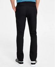 Calvin Klein Men's Slim Fit Modern Stretch Chino Dress Pants Black 38 x 30