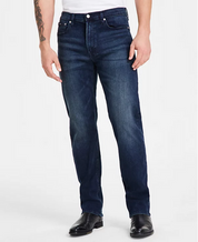 Calvin Klein Men's Standard Straight Fit Stretch Jeans Boston Blue 32 x 32