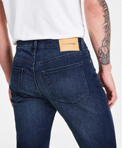 Calvin Klein Men's Standard Straight Fit Stretch Jeans Boston Blue 32 x 32