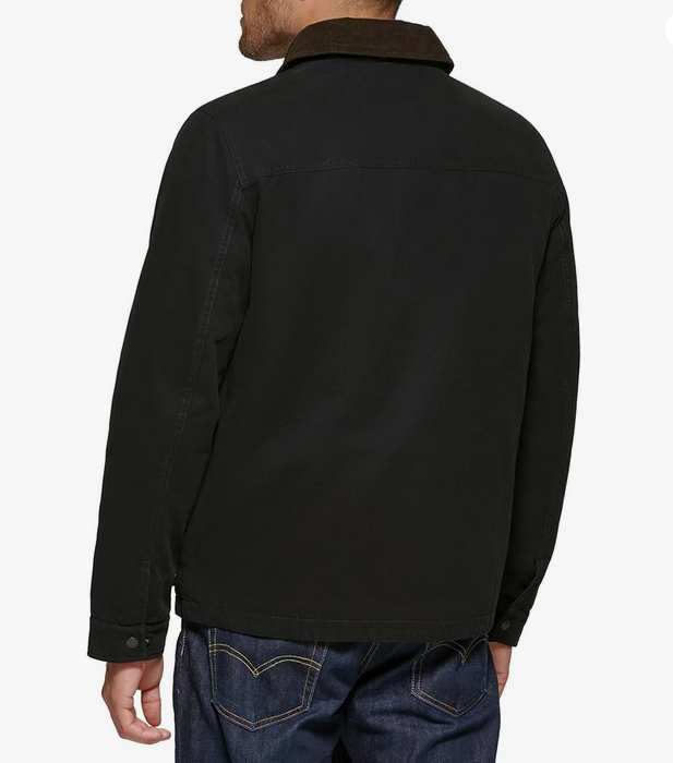Levi's Men's Cotton Workwear Four Pocket Field Jacket Black Large