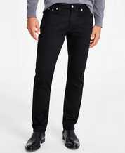 Calvin Klein Men's Slim Fit Stretch Jeans Forever Black 34 x 30