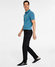 Calvin Klein Mens Slim Fit Performance Stretch Chino Pants Black 33 x 32