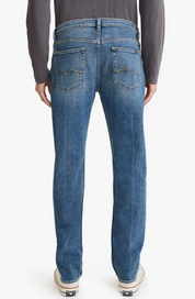7For All Man Kind Men's The Straight Tapered Straight Leg Jeans Blue 34
