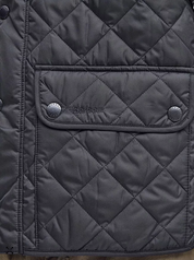 Barbour Mens Lowerdale Quilted Vest Navy Blue Small