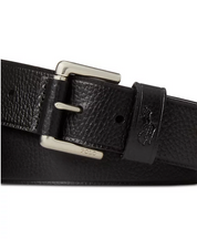 Polo Ralph Lauren Men's Signature Pony Leather Belt Black 34