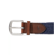 Polo Ralph Lauren Men's Stretch Waxed Belt Blue XL