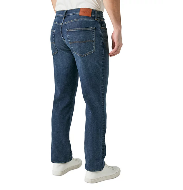 Lucky Brand Mens 223 Harrison Straight fit Jeans 33 / 32 Blue Solid