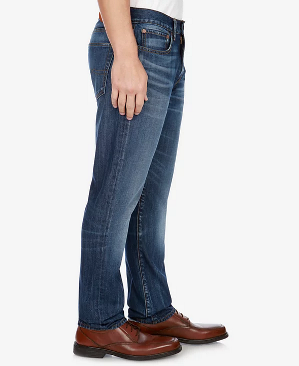 Lucky Brand Men's Slim Fit 121 Heritage Stretch Jeans Henderson Blue 34 x 30