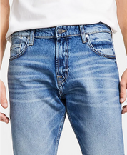 GUESS Men's Regular Straight Fit Jeans Blue City 33 x 32