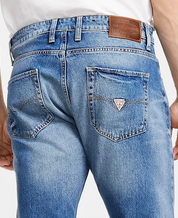 GUESS Men's Regular Straight Fit Jeans Blue City 33 x 32