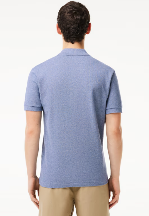 Lacoste Men's Classic Fit Short Sleeve Polo Shirt Light Blue Large