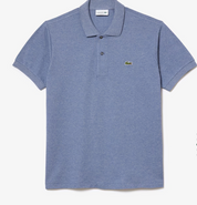 Lacoste Men's Classic Fit Short Sleeve Polo Shirt Light Blue Large
