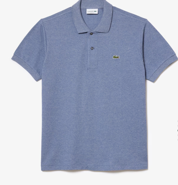 Lacoste Men's Classic Fit Short Sleeve Polo Shirt Light Blue Large