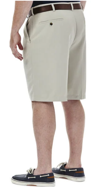 Haggar Men's Cool 18 Pro Shorts Regular Fit 38