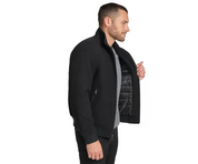 Calvin Klein Mens Bomber Jacket Coat Small Black Solid