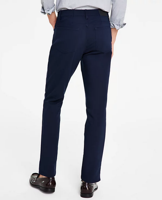 Calvin Klein Men's CK Move 365 Slim Fit Performance Stretch Pants Blue 36 x 30