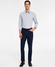 Calvin Klein Men's CK Move 365 Slim Fit Performance Stretch Pants Blue 36 x 30