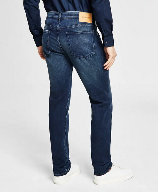 Calvin Klein Men's Slim Fit Stretch Jeans Boston Blue 33 x 32
