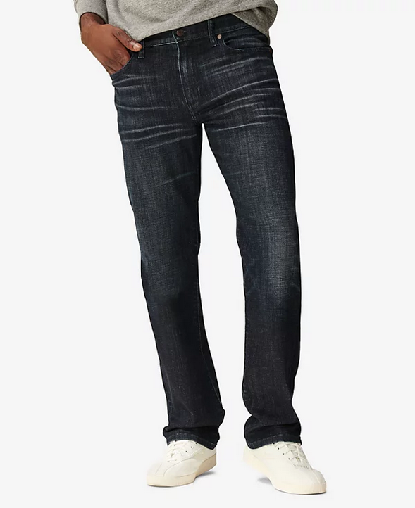 Lucky Brand Men's 363 Vintage Like Straight Stretch Jean Huron Blue 34 x 32