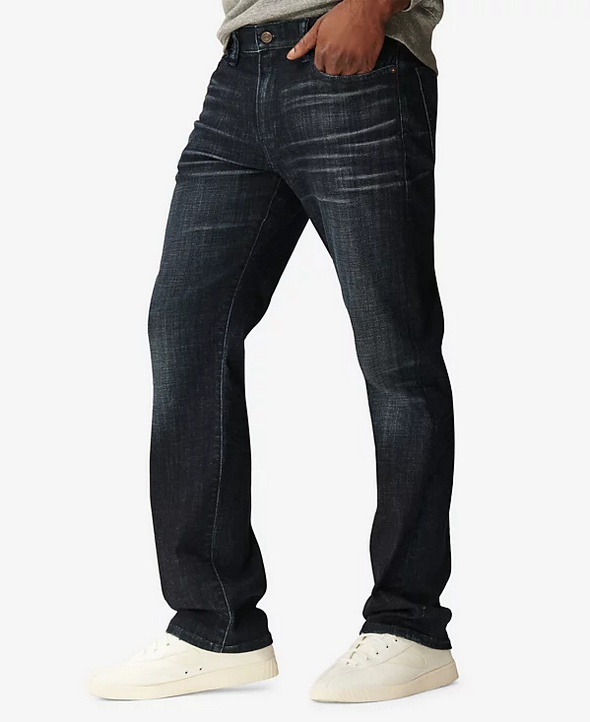 Lucky Brand Men's 363 Vintage Like Straight Stretch Jean Huron Blue 34 x 32