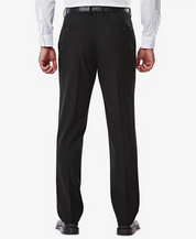 J.M. Haggar 4 Way Stretch Slim Fit Dress Suit Pants Black  30 x 30