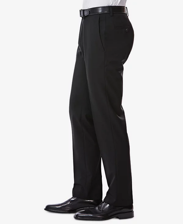 J.M. Haggar 4 Way Stretch Slim Fit Dress Suit Pants Black  30 x 30