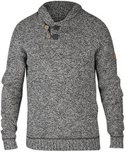 Fjällräven Men's Lada Shawl Neck Sweater Grey Small