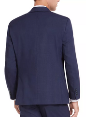 Izod Mens Classic fit 2 Piece Suit 40 S / 34 Waist Blue Solid Stretch