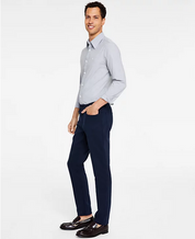 Calvin Klein Men's CK Move 365 Slim Fit Performance Stretch Pants Blue 32 x 32