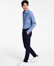 Calvin Klein Men's Slim Fit Modern Stretch Chino Pants Blue 32 x 34