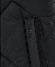 Barbour Men's Elmwood Colorblocked Embroidered Vest Black Medium