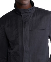 Calvin Klein Mens Modern Crinkle Field Jacket Black Medium