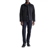 Calvin Klein Mens Modern Crinkle Field Jacket Black Medium