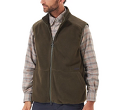Barbour Men's Country Full Zip Fleece Vest Green XL