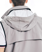 Nautica Men's Competition Zip Front Lightweight Water Resistant Vest Grey XL