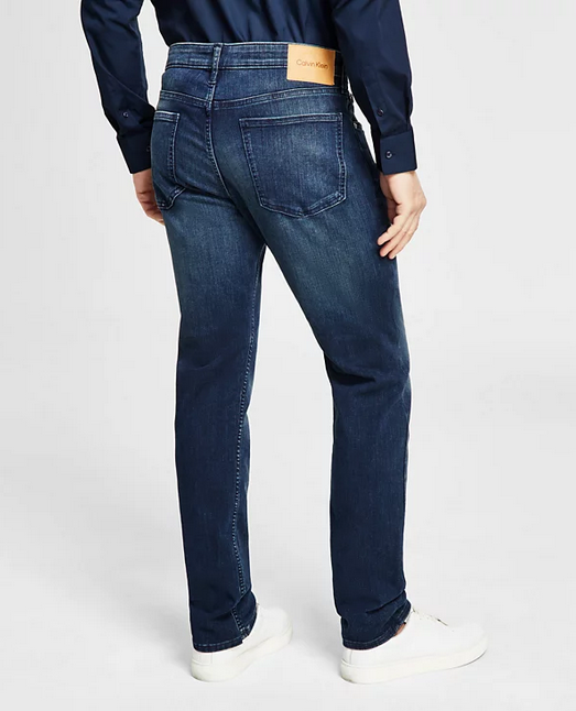 Calvin Klein Men's Slim Fit Stretch Jeans Boston Blue 32 x 30