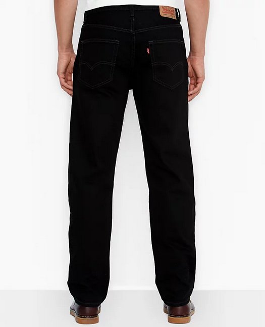 Levi's Men's 550 Relaxed Fit Jeans Black 35 x 34