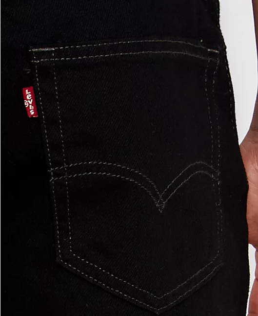 Levi's 550 Mens Relaxed fit Denim Jeans 35 / 34 Black Solid