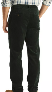 Nautica Mens Classic fit Corduroys Corduroy Pants 33 / 32 Green Stretch