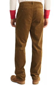 Nautica Mens Classic fit Casual Corduroy Pants 36 / 32 Brown Solid