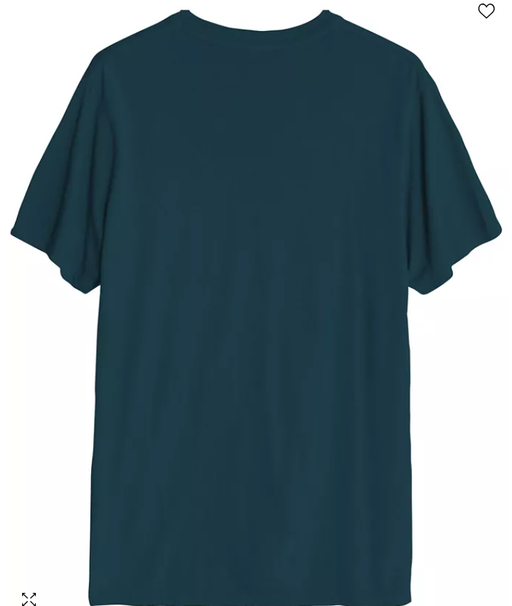 Hybrid Mens Regular fit Short Sleeve T-Shirt Shirt Medium Blue Solid