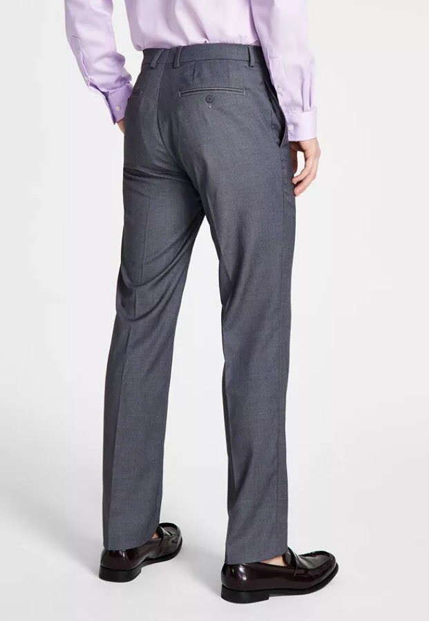 Calvin Klein Mens Slim fit Dress Pants 46 / 30 Grey