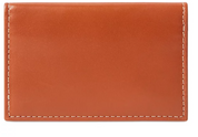 Polo Ralph Lauren Men's Burnished Leather Card Wallet Brown