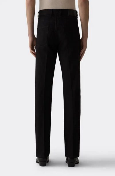 Blk Dnm Mens Relaxed Straight Fit Jeans Black 32 x 32