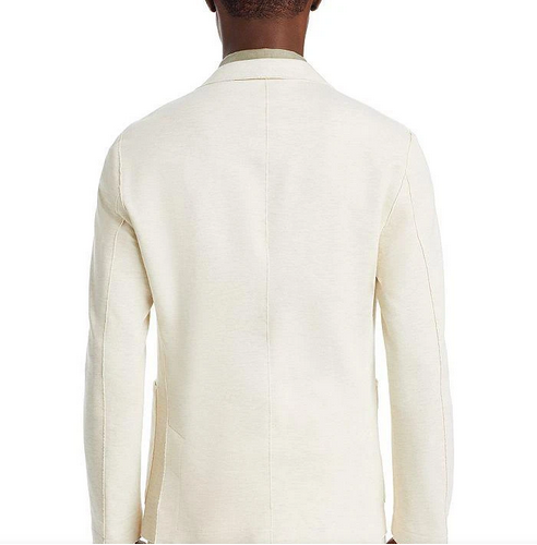 Hugo Boss Mens Hanry Slim Fit Sport Coat Blazer 38R Beige Solid