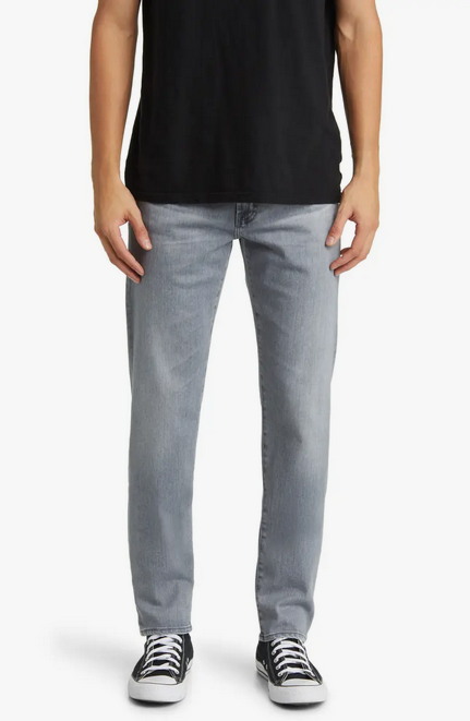 AG Adriano Goldshmeid Tellis Mens Modern Slim Fit Jeans Solid Grey 30 x 34