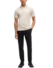 Hugo Boss Mens Regular Fit Short Sleeve Polo Shirt XXL White