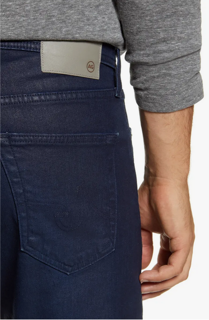 AG Adriano Goldschmied Everett Mens Slim Straight Fit Jeans Pants 32 x 34 Blue Solid