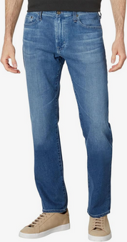 AG Adriano Goldschmied Jeans Everett Slim Straight Men's Jeans Medium Blue 31 x 34