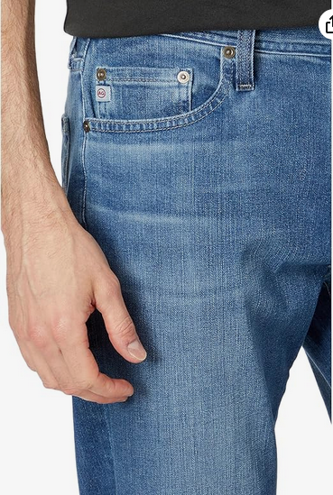 AG Adriano Goldschmied Jeans Everett Slim Straight Men's Jeans Medium Blue 31 x 34